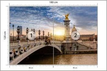 Fototapeta Panorama Paryża - obrazek 3