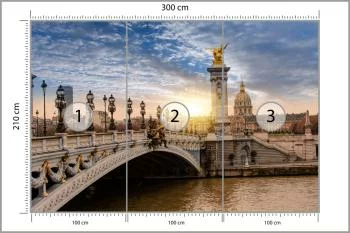 Fototapeta Panorama Paryża - obrazek 3