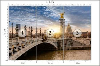 Fototapeta Panorama Paryża - obrazek 3