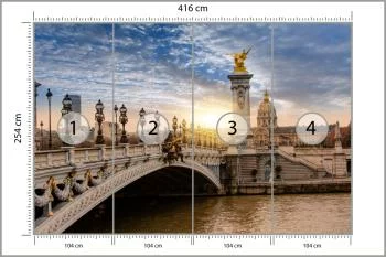 Fototapeta Panorama Paryża - obrazek 3