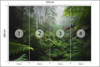 Fototapeta Las We Mgle - obrazek 3