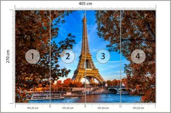 Fototapeta Paryż Wieża Eiffla - obrazek 3