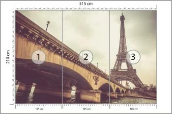 Fototapeta Paryż Wieża Eiffla - obrazek 3
