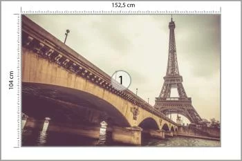 Fototapeta Paryż Wieża Eiffla - obrazek 3