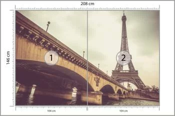 Fototapeta Paryż Wieża Eiffla - obrazek 3