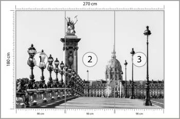 Fototapeta Paryż Czarno-Biała - obrazek 3