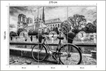 Fototapeta Paryż Czarno-Biała - obrazek 3