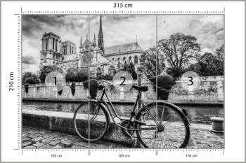 Fototapeta Paryż Czarno-Biała - obrazek 3