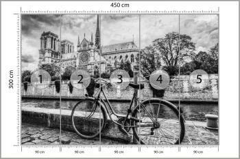 Fototapeta Paryż Czarno-Biała - obrazek 3