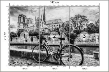 Fototapeta Paryż Czarno-Biała - obrazek 3