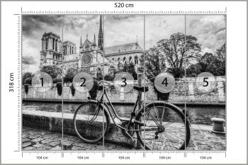 Fototapeta Paryż Czarno-Biała - obrazek 3