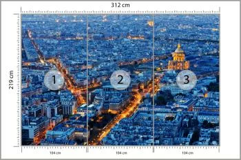 Fototapeta Paryż Nocą - obrazek 3