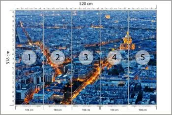 Fototapeta Paryż Nocą - obrazek 3