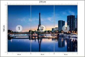 Fototapeta Panorama Paryża - obrazek 3