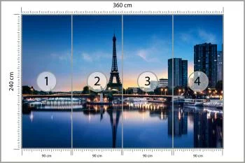 Fototapeta Panorama Paryża - obrazek 3