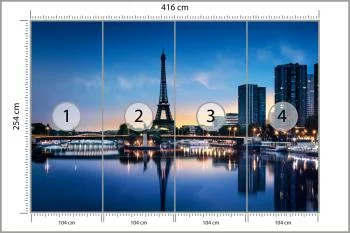 Fototapeta Panorama Paryża - obrazek 3
