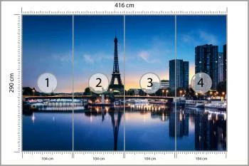 Fototapeta Panorama Paryża - obrazek 3