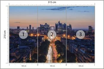 Fototapeta Paryż Nocą - obrazek 3