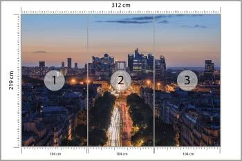 Fototapeta Paryż Nocą - obrazek 3