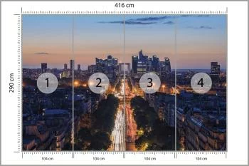 Fototapeta Paryż Nocą - obrazek 3