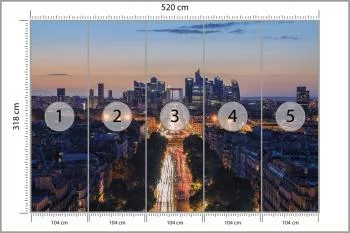 Fototapeta Paryż Nocą - obrazek 3