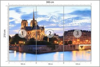 Fototapeta Paryż - Notre Dame - obrazek 3