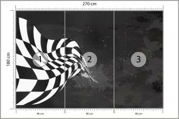 Fototapeta Flaga Wyścigowa - obrazek 3