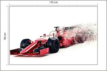 Fototapeta Abstrakcyjny Bolid F1 - obrazek 3