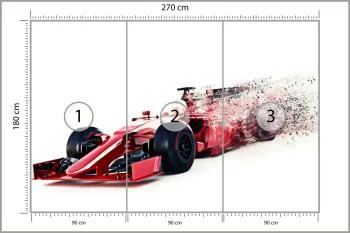 Fototapeta Abstrakcyjny Bolid F1 - obrazek 3