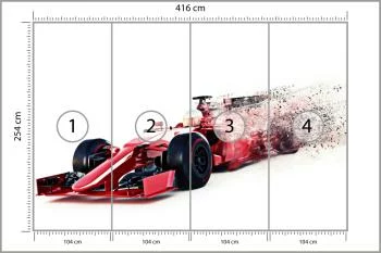 Fototapeta Abstrakcyjny Bolid F1 - obrazek 3