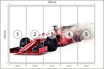 Fototapeta Abstrakcyjny Bolid F1 - obrazek 3