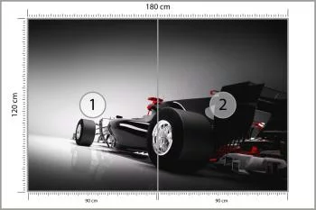 Fototapeta Bolid F1 Z Tyłu - obrazek 3