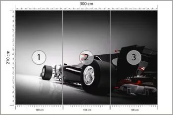 Fototapeta Bolid F1 Z Tyłu - obrazek 3