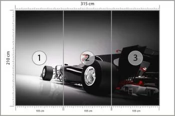 Fototapeta Bolid F1 Z Tyłu - obrazek 3