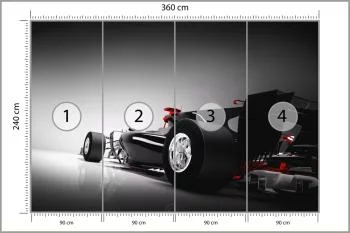 Fototapeta Bolid F1 Z Tyłu - obrazek 3