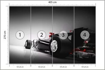 Fototapeta Bolid F1 Z Tyłu - obrazek 3