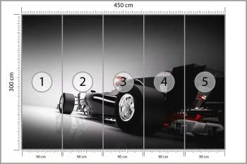 Fototapeta Bolid F1 Z Tyłu - obrazek 3