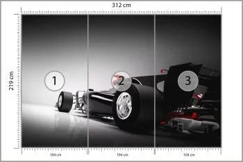 Fototapeta Bolid F1 Z Tyłu - obrazek 3