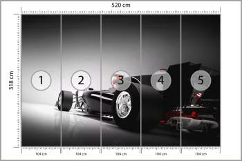 Fototapeta Bolid F1 Z Tyłu - obrazek 3