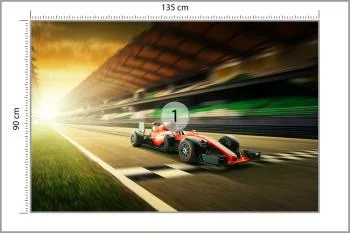Fototapeta Bolid F1 Na Lini Finiszu - obrazek 3
