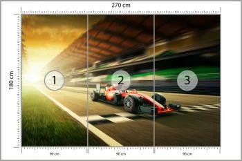 Fototapeta Bolid F1 Na Lini Finiszu - obrazek 3