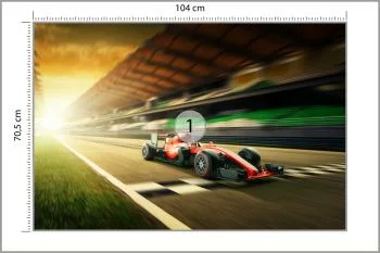 Fototapeta Bolid F1 Na Lini Finiszu - obrazek 3