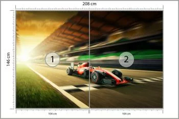 Fototapeta Bolid F1 Na Lini Finiszu - obrazek 3