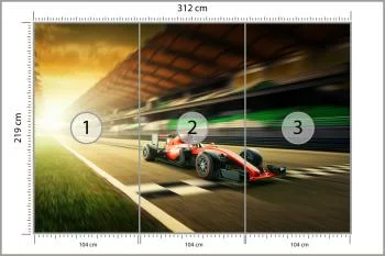 Fototapeta Bolid F1 Na Lini Finiszu - obrazek 3