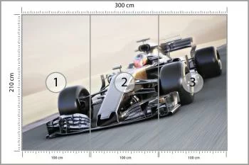 Fototapeta Bolid F1 W Ruchu - obrazek 3