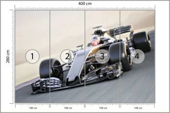 Fototapeta Bolid F1 W Ruchu - obrazek 3