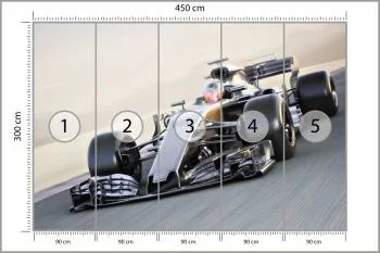 Fototapeta Bolid F1 W Ruchu - obrazek 3