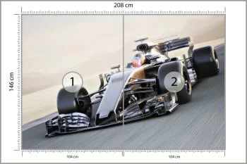Fototapeta Bolid F1 W Ruchu - obrazek 3
