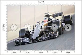 Fototapeta Bolid F1 W Ruchu - obrazek 3