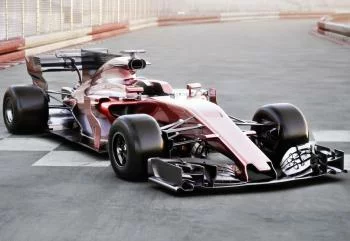 Fototapeta Bolid F1 Na Lini Startu - obrazek 2